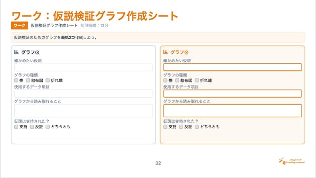 ワークショップで使用する資料のサンプル画像